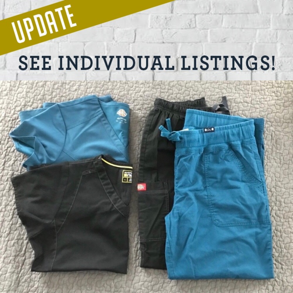 Lot of 4 scrubs! Update: See individual listings!!